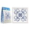 Diamond Dotz Blue on White Kit with Frame Pattern Diamond Painting Kits for Adults - Diamond Art Kits a Relaxing Creative Craft Kit with Dotz Gems 3.5x3.5